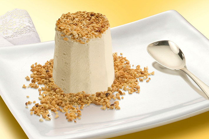 mousse de turrón